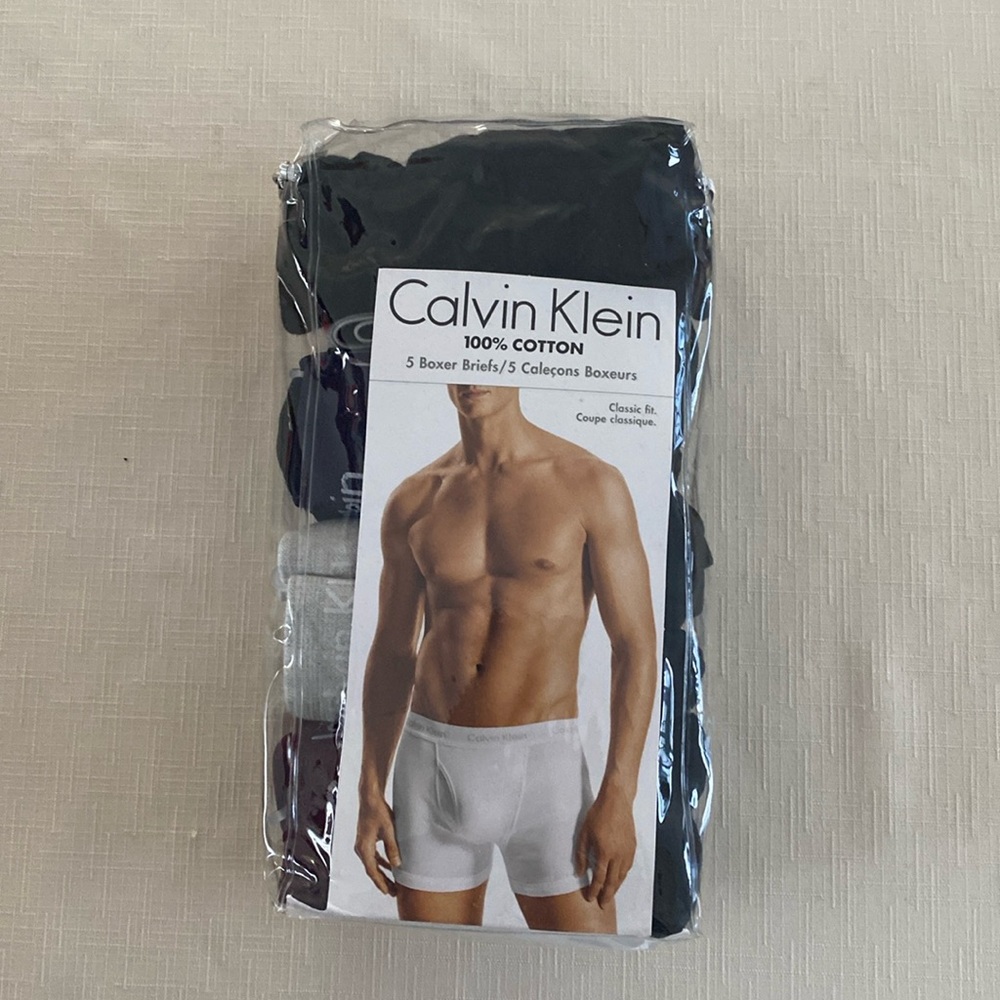 Calvin Klein 100% Cotton Boxer Briefs